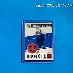 2019-20 Luka doncic Donruss Craftsman